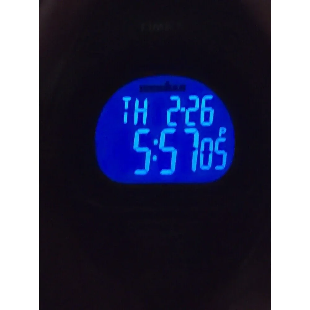 Timex Ironman 47mm 30Lap Digital Watch Indiglo Negative Display New Battery